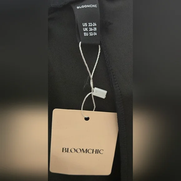 Bloom Chic Paisley Print Handkerchief Hem Drawstring Swim Top Size 22/24 - Picture 2 of 6